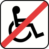 Non-accessible aux PMR